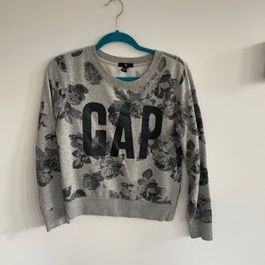 GAP floral sweater